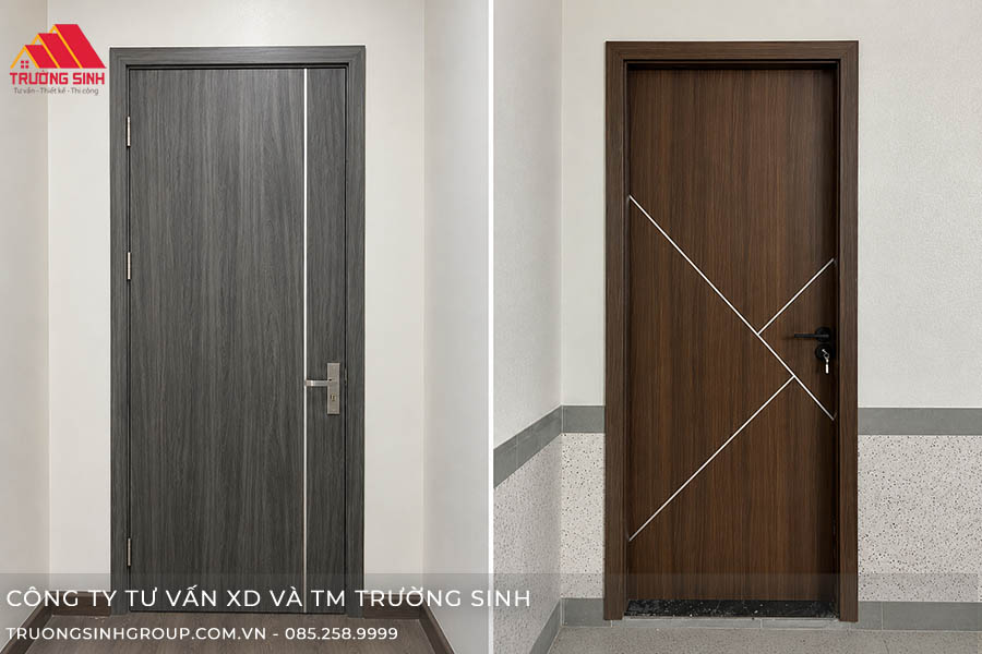 Mẫu cửa Composite cho nhà phố, nhà ống